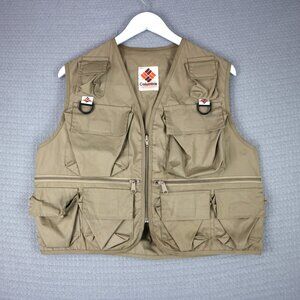 Columbia Utility Fishing Vest Mens Vintage